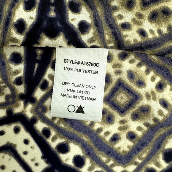 Women's ASTR Geometric Blazer Open Draped Front Long Sleeve Lightweight Jacket L - Picture 9 of 11